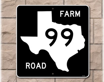 Personalized Texas Farm Road Sign (99 Shown)