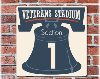 Veterans Stadium Parking Sign, Previous Home of the Philadelphia Phillies and Eagles