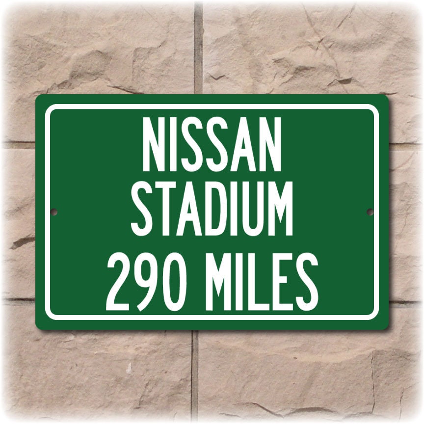 Print of Vintage Nissan Stadium Seating Chart Seating Chart on