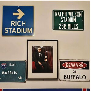 Lucas Oil Stadium Distance Sign: Indianapolis Colts Fan Decor, Personalized NFL gift, Customized Sports Bar Decor, RCA Dome, Gift for Dad,