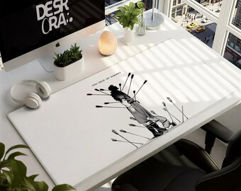 Alfombrilla de escritorio "No tienes enemigos" - Vinland Saga - Alfombrilla de ratón grande - Alfombrilla de ratón XXL para gamer