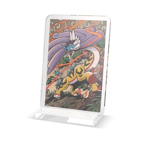 Figura de cartón personalizada de RL Illustration / Batalla de Pokémon Legendarios