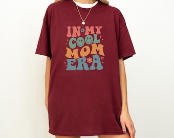 Camiseta "En mi era de mamá genial", Camiseta de mamá genial, Camiseta gráfica de mamá a la moda, Camiseta retro de maternidad, Camiseta linda para mamá, Regalo para mamá