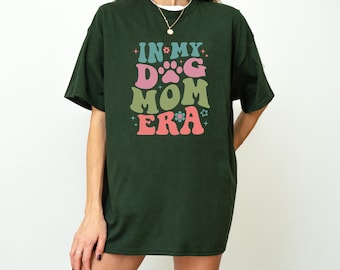 Camiseta "En mi era de mamá perruna", Camiseta para mamás perrunas, Camiseta linda para amantes de las mascotas, Camiseta retro con estampado de mamá perruna, Regalo unisex para amantes de los perros