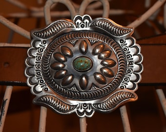 Huge Old Heavy Vintage Native American Navajo Hand Wrought Sterling Silver Concho Belt Huge Old Heavy Vintage Native American Navajo Hand Wrought Sterling Silver Concho Belt