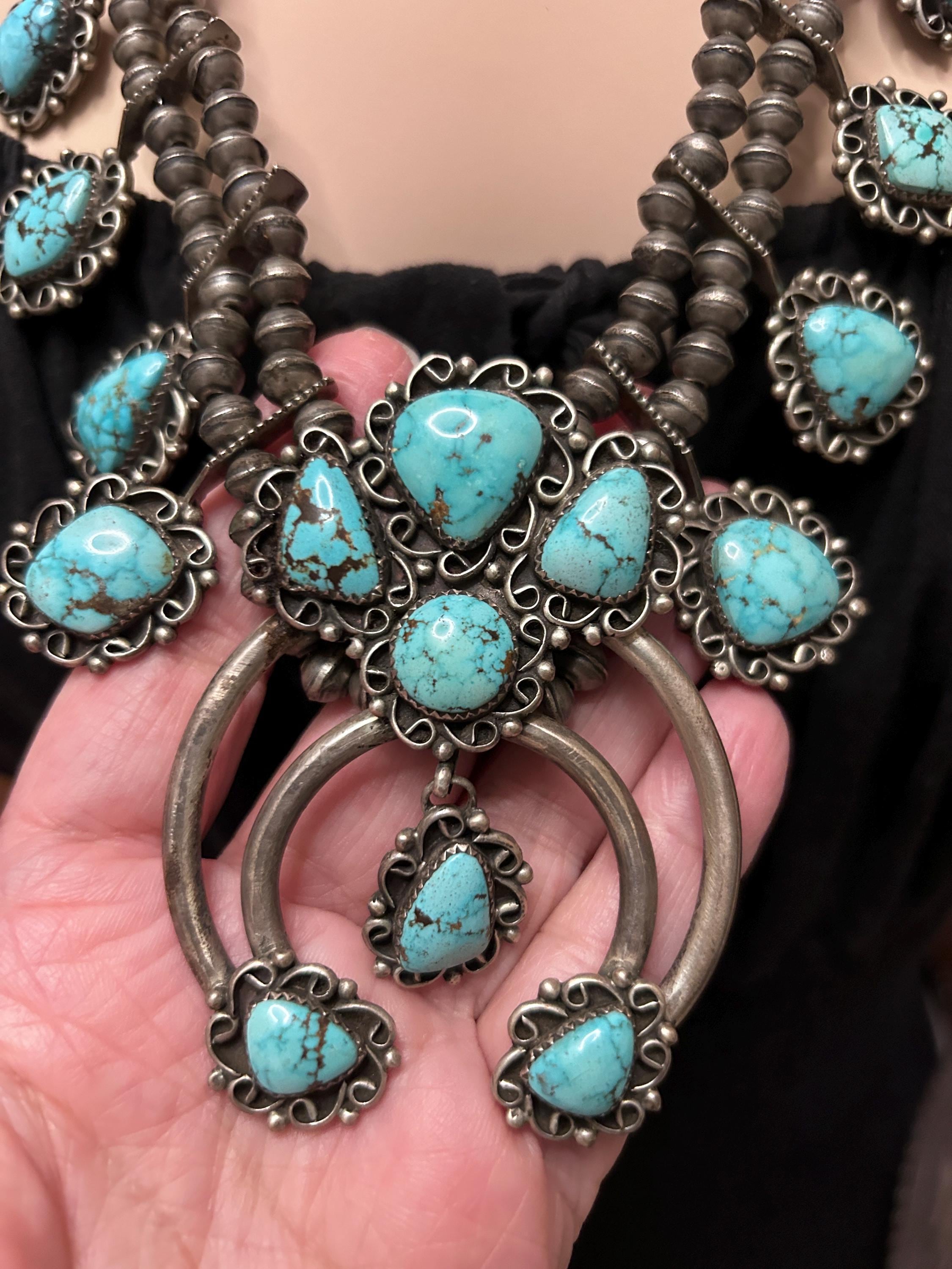 Intense And Tight Matrix Vintage Navajo #8 Turquoise Native American Jewelry Silver Bracelet Intense And Tight Matrix Vintage Navajo #8 Turquoise Native American Jewelry Silver Bracelet