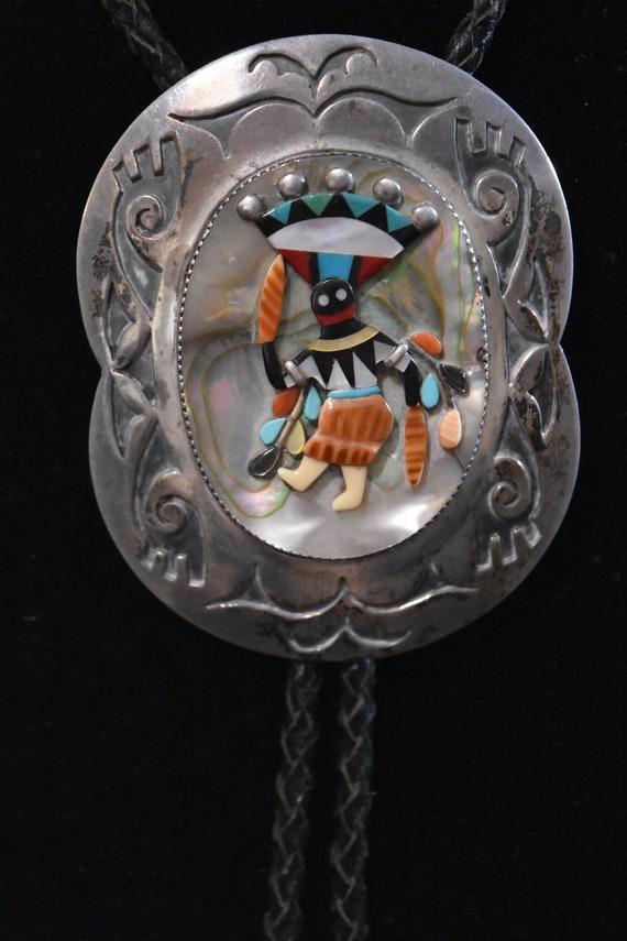 One Of The Largest Vintage Zuni Apache Danc Er Necklace One Of The Largest Vintage Zuni Apache Danc Er Necklace