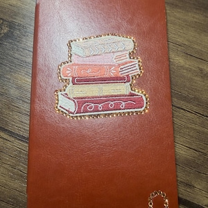 Bedazzled Nook 7 Inch Cover with Book Patch | Rhinestone Bookish E-Reader Case