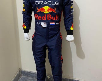 Max Verstappen 2023 F1 Racing Suit, Formula 1 Motorsport Cosplay Outfit