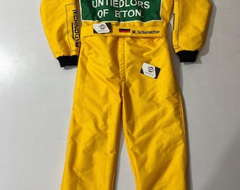 Michael Schumacher Go Kart Racing Suit, Motorsport Driver Outfit, Cosplay Costume