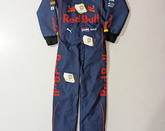2022 Max Verstappen Inspired Racing Jumpsuit, F1 Costume, Motorsport Cosplay Outfit, Race Driver Suit