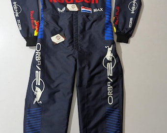 Max Verstappen 2024 F1 Racing Suit, Formula 1 Motorsport Cosplay Costume