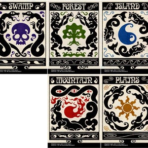 Kundenspezifische Tcg Karte Basic Lands - Proxy, Sleeve Ready!