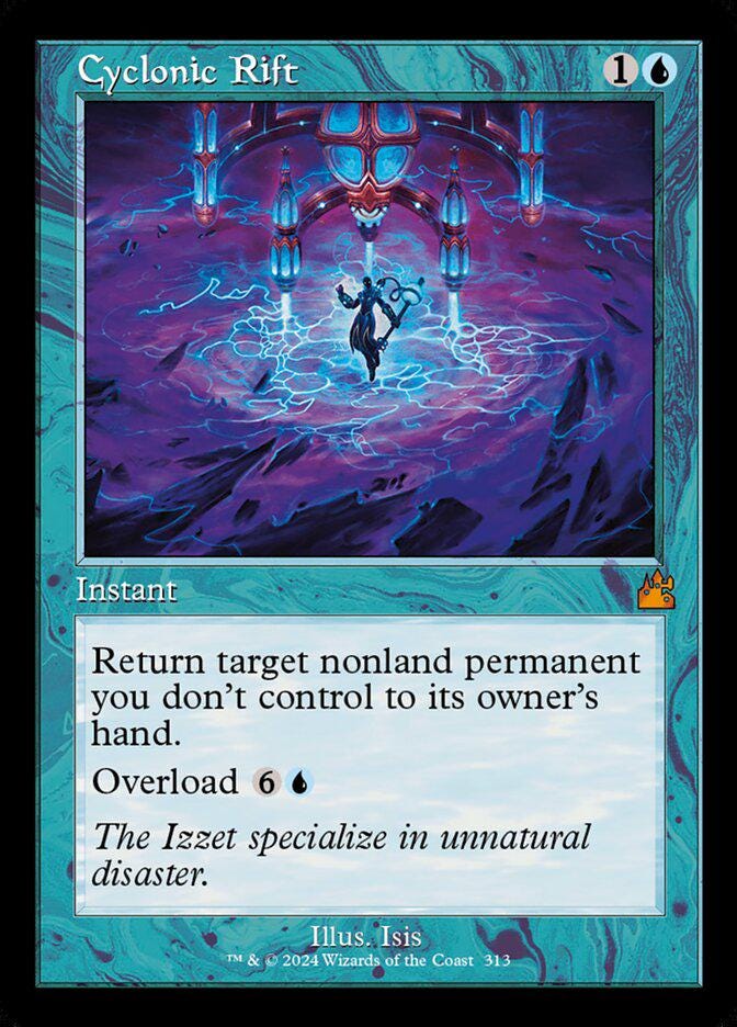 Cyclonic Rift Custom Custom TCG Card Cyclonic Rift, Rhystic Study, Omniscience, and Mystic ...