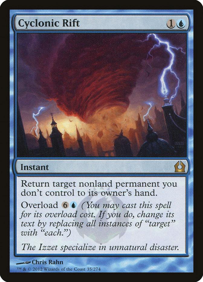 Cyclonic Rift Custom Custom TCG Card Cyclonic Rift, Rhystic Study, Omniscience, and Mystic ...