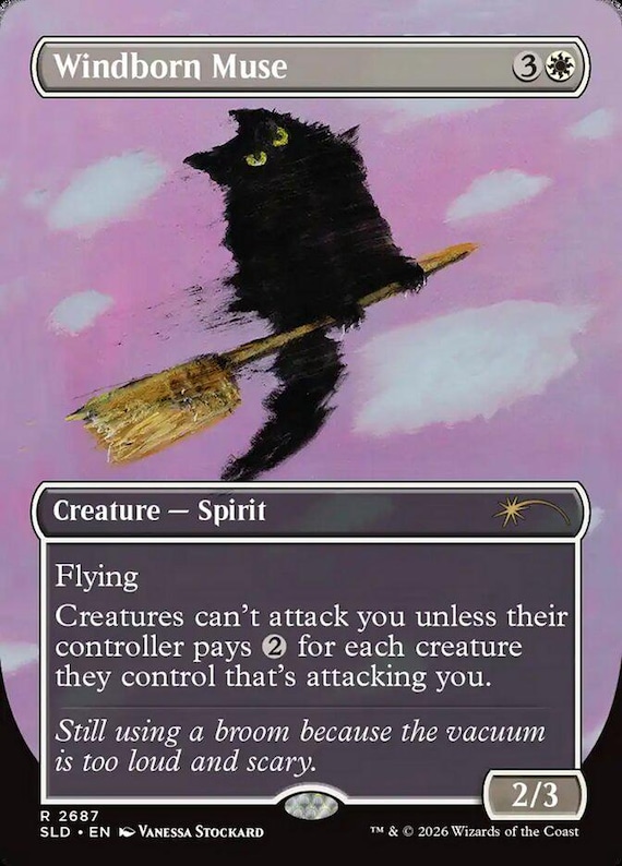 Purr Majesty SLD Custom TCG Secret Lair - Proxy, Sleeve Ready