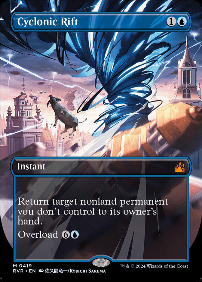 Cyclonic Rift Custom Custom TCG Card Cyclonic Rift, Rhystic Study, Omniscience, and Mystic ...