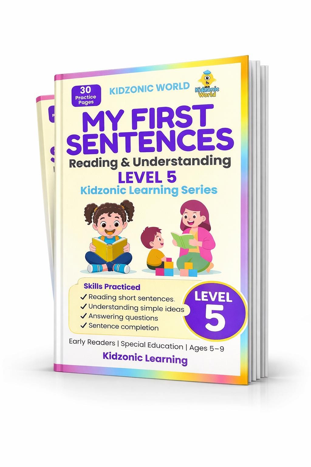 Level 5 Reading Comprehension Workbook | My First Sentences Special ...