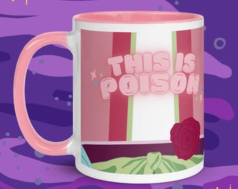 Pink Dress 'Poison Taster' Ceramic Mug | Anime Gift