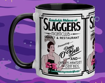 Slaggers Nightclub ceramic mug | Vintage Style Deaf Aids inspired