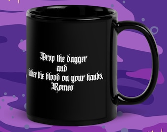 Lather the Blood on Your Hands, Romeo Ceramic Mug | Emo Coffee Mug