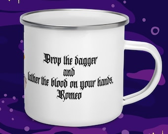 Lather the Blood on Your Hands, Romeo Ceramic Mug | Emo Coffee Mug