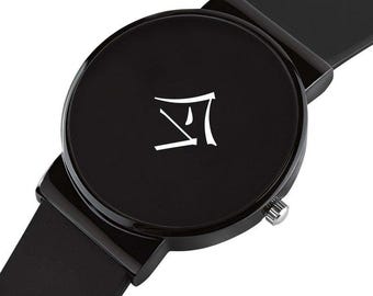 Japanische Symbol-Uhr - minimalistische Zen-Stil-Erinnerung (zeigt keine Zeit an)