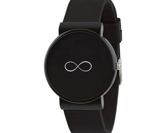 Eine Uhr, die keine Zeit angibt | Erinnerung, in der Gegenwart zu leben | Infinity Symbol Geschenk