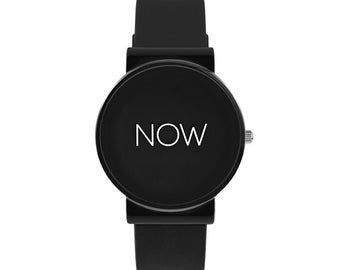 Mindfulness Watch – "NOW" Statement, Be Present Accessory