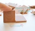 100 Unfinished Wooden Square 1" -Small Wooden Squares -Wooden Squares Supplies -Natural Wood Squares -Wood Squares Blanks