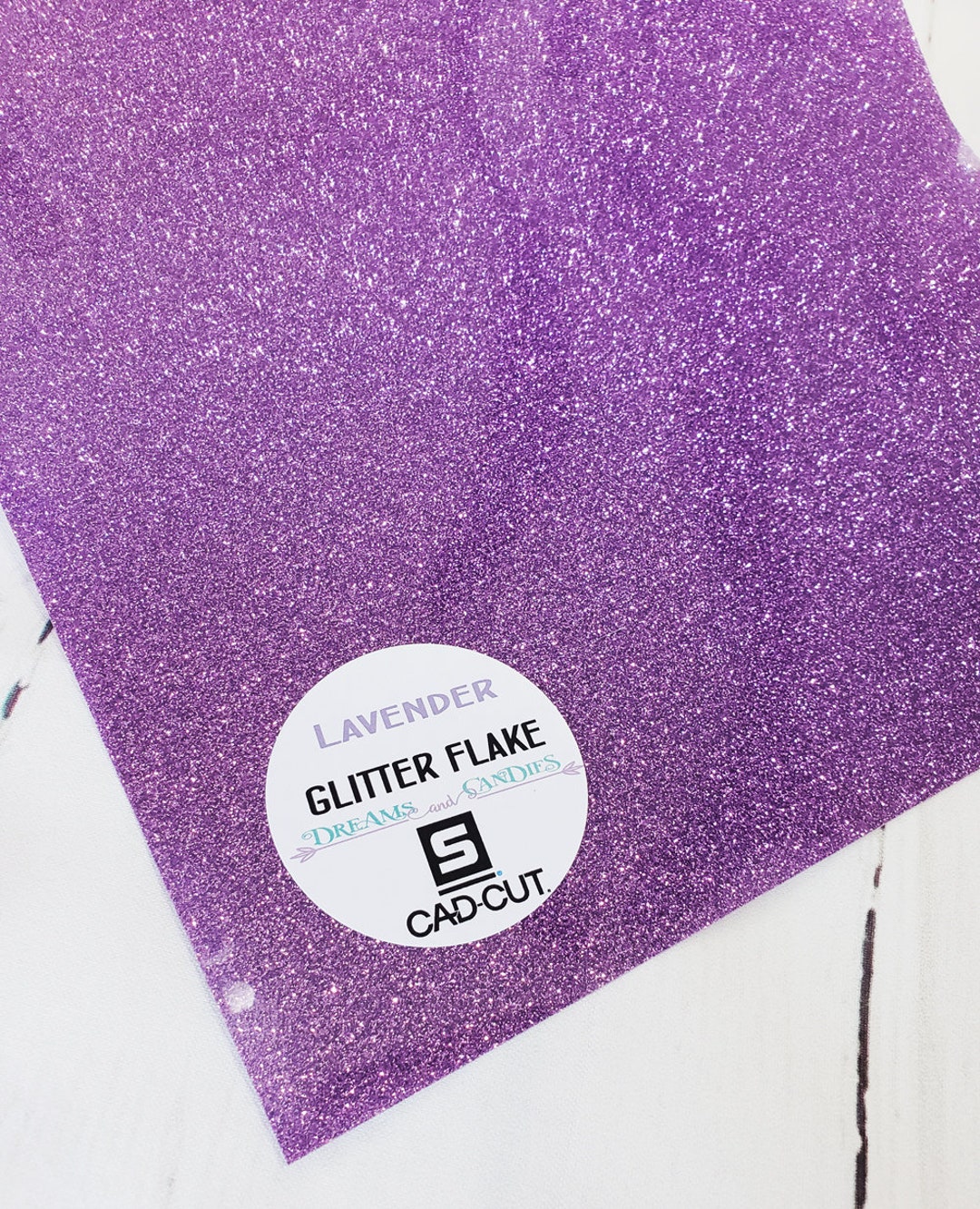 Siser Glitter HTV 20 x 12 Sheet - Iron on Heat Transfer Vinyl (Lavender)