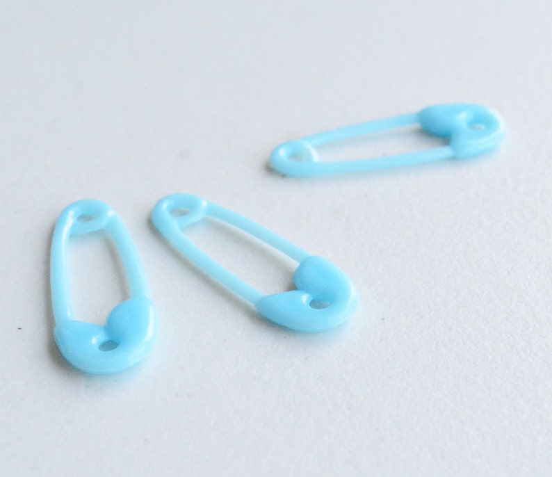 10 Plastic Baby Safety Pins Decorative Plastic Safety Pins Etsy