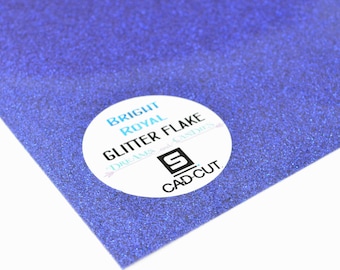 20x12" Royal Glitter Heat transfer vinyl -Stahls Glitter Flake HTV -Craft Iron On Vinyl -Decorative Heat Vinyl -Transfer Heat Vinyl