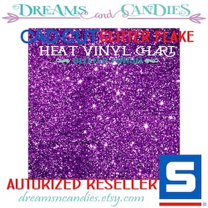 20x12&quot; Purple Glitter Heat transfer vinyl -Glitter Flake HTV -Craft Iron On Vinyl -Decorative Heat Vinyl -Transfer Heat Vinyl