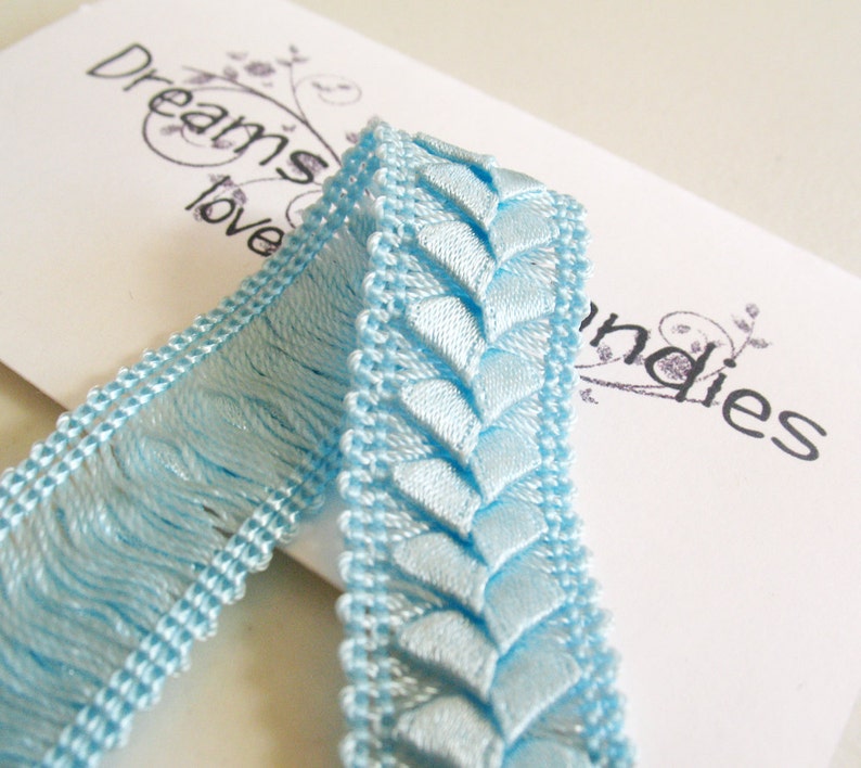 1yd Baby Blue Lace 3/4 Width blue Vintage Lace blue Etsy