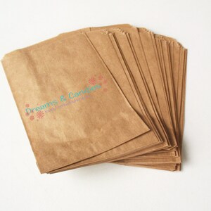 50 5 x 7 Kraft Paper Bags for decorate, stamp, gift bags, envelopes, party favors, and many more image 2