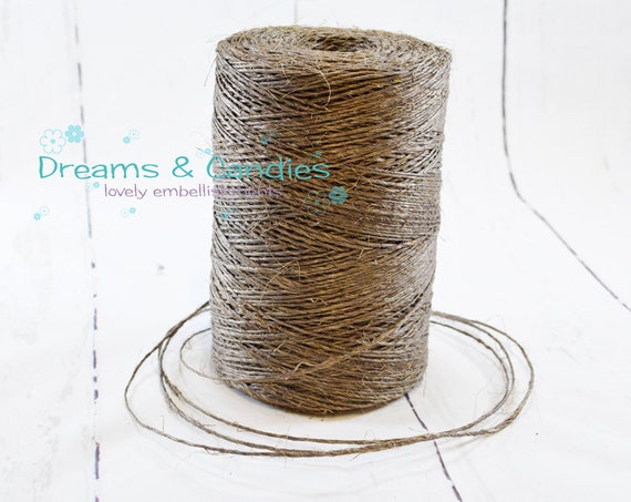 Natural Jute Twine, 4 Ply . 10 Yards of Natural Jute Craft Twine