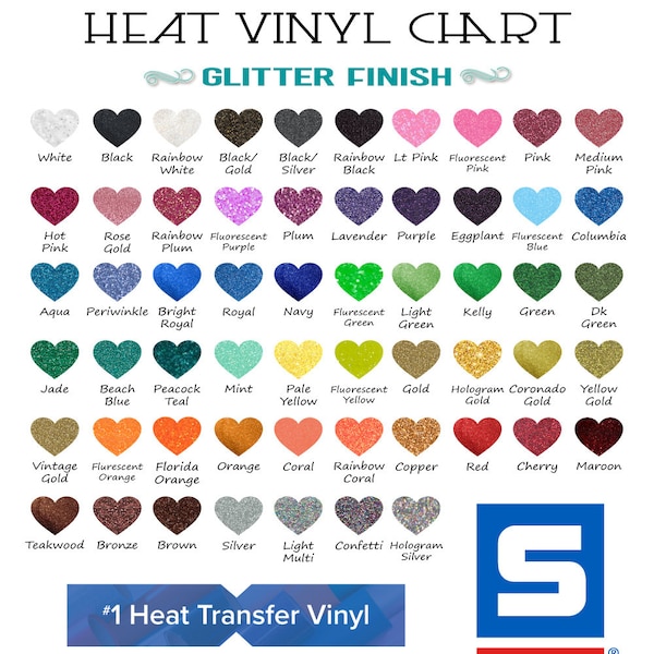 12x12" Glitter Heat transfer vinyl -Glitter Flake HTV -Craft Iron On Vinyl -Decorative Heat Vinyl -Transfer Heat Vinyl