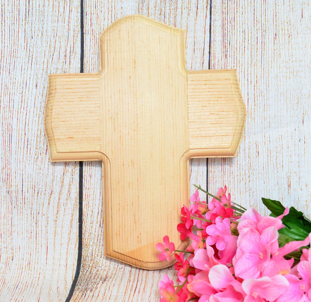 30 Wood Cross Unfinished DIY Extra Large Wooden Craft Cutout To Sell  Stacked Crosses