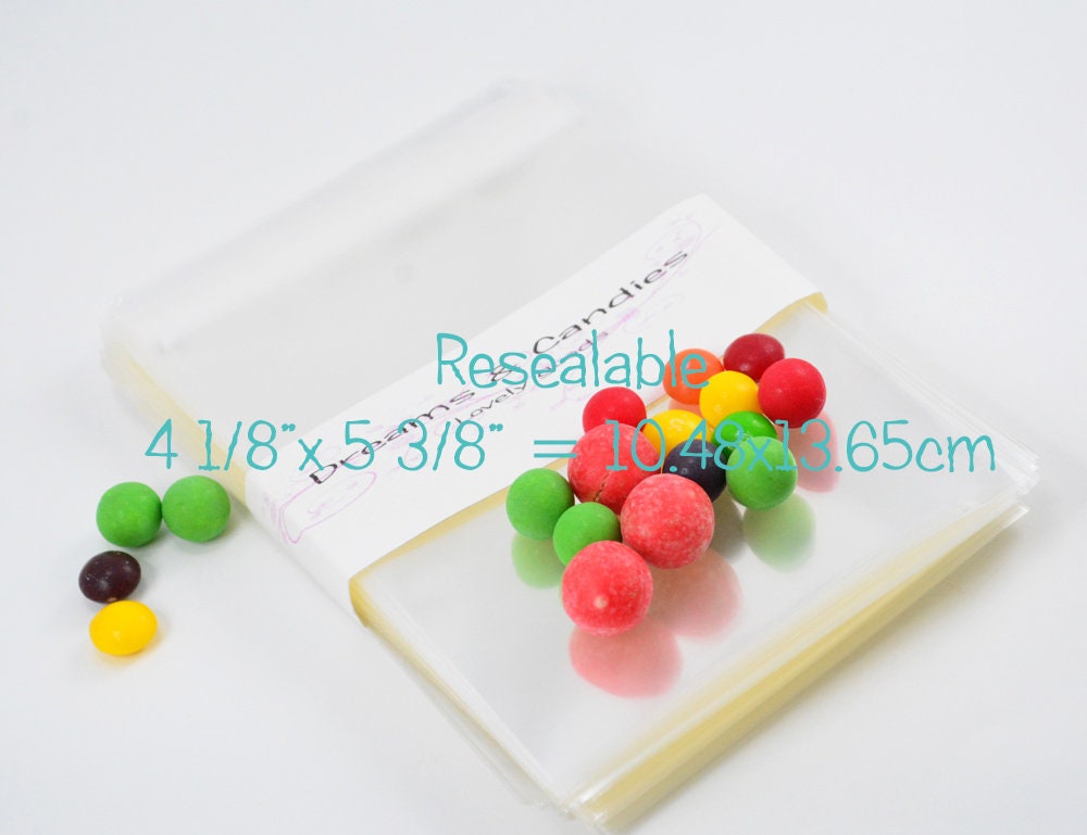 KATIMI 500 Bustine Trasparenti Richiudibili Con Zip - 5 Misure 4x6 A 10x15 Cm - Spessore 80 Micron