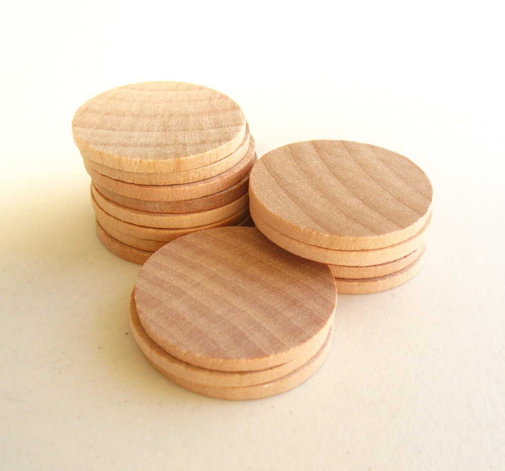 50 Unfinished Wooden Circles 1.50 Small Wooden Circles Etsy