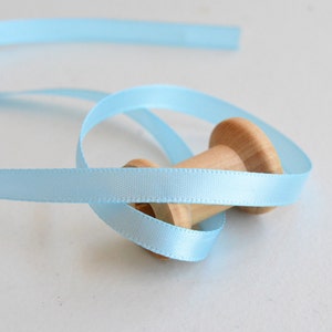 Blaues Satinband 1/4 "- Geschenkverpackung Favor -Decor Verpackung -Dekorative Band -Handwerk Versorgung -Satin Perlen Schmuck Spitze -Hochzeits-Favor