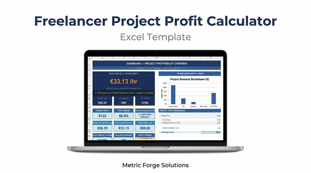 Profit Project Js Freelance Project Profit Calculator Excel | Proposal Pricing ...