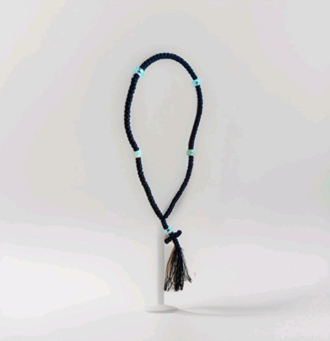 Grieks Rope 100 Knots Greek Orthodox Prayer Rope Komboskini (random/specified ...