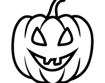 SVG e PNG de abóbora de Halloween: design minimalista para recorte em Cricut e Silhouette.
