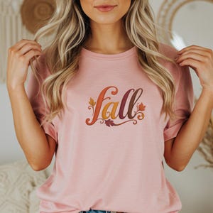 Comfort Colors® Fall Shirt, Hello Fall Tee, Autumn Graphic T-Shirt, Cozy Pumpkin Season Shirt, Boho Thanksgiving Outfit, boho floral fall