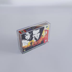 Scatola in acrilico per giochi SNES / Nintendo 64 – Vetrina trasparente