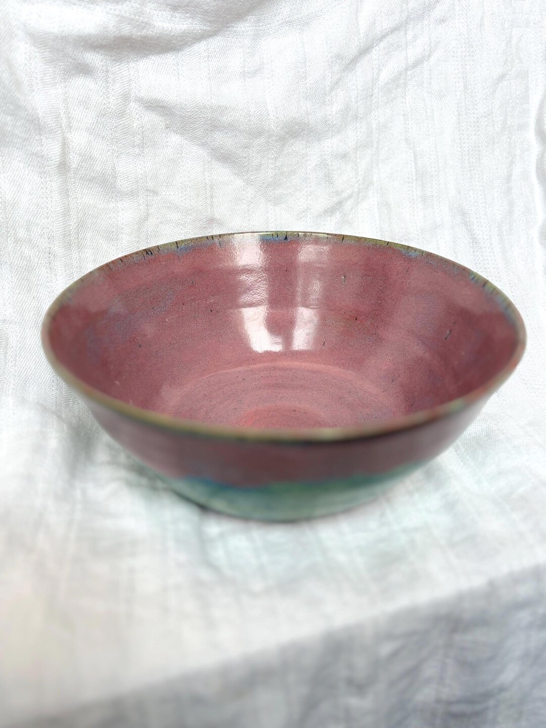 Pink and Green Swirl Bowl - Large - Etsy