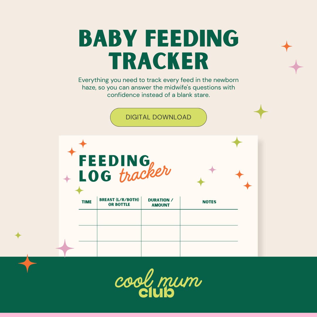 Baby Feeding Log Printable | Breastfeeding & Bottle Tracker for Mum Mom ...