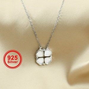 Double Sides 6MM Heart Bezel Settings for Breast Milk Resin Solid 925 Sterling Silver Pendant Necklace 16''+2'' 1431090